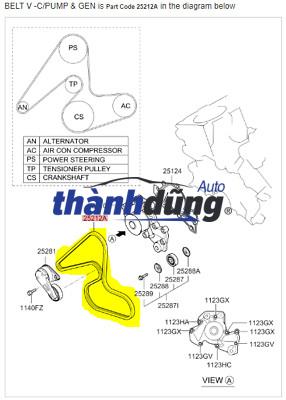 BẠC ĐẠN TỔNG XE FORD FOCUS 2010 | 5M5Q6A228A - Ảnh 4