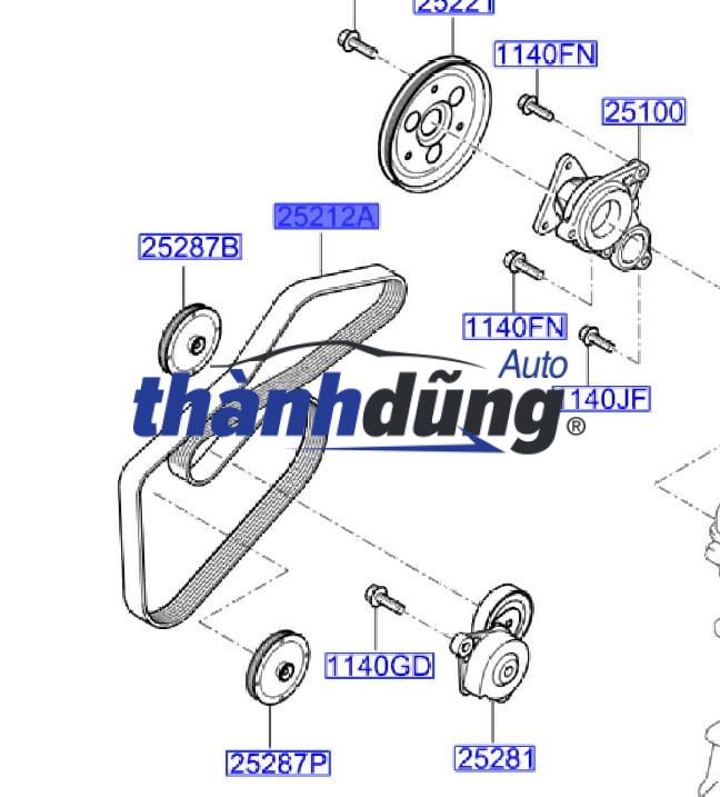 BẠC ĐẠN TỔNG XE FORD FOCUS 2010 | 5M5Q6A228A - Ảnh 3