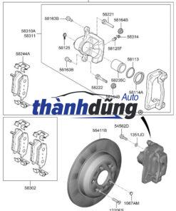 CUPPEN PHANH TRƯỚC TOYOTA CAMRY | AHV40 - Ảnh 4