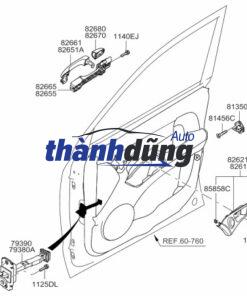 COMPA NÂNG KÍNH TRƯỚC PHỤ NISSAN NAVARA 2016 | 807006KG1B - Ảnh 3