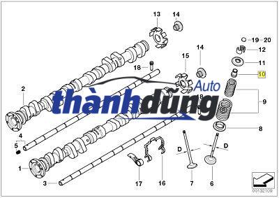 PHỚT GHÍT XE KIA K165 | 0K65A10155A - Ảnh 4