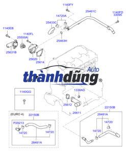 TUY Ô DẦU HỒI BÉC PHUN HYUNDAI PORTER 2 - Ảnh 4