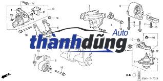 CHÂN MÁY GIỮA ĐỘNG CƠ PEUGOT 508 | YL00264880 - Ảnh 4