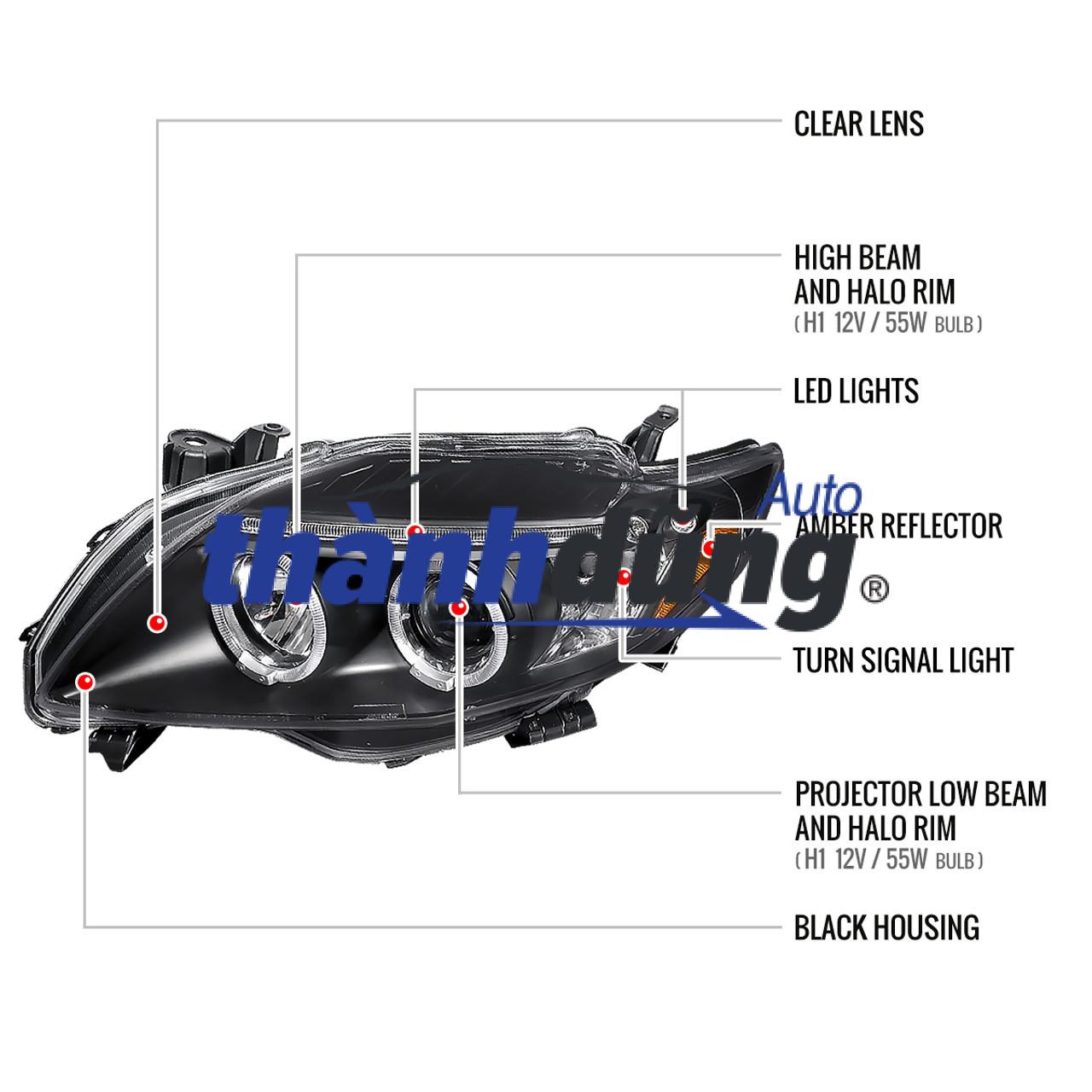 ĐÈN PHA PHỤ KIA BONGO 3 2008 | 921024E100 - Ảnh 4