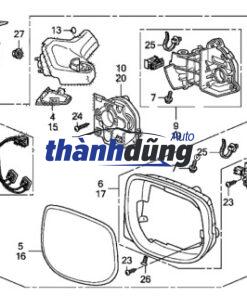 NẮP CHỤP CHÂN GƯƠNG XE DAEWOO MATIZ - Ảnh 4