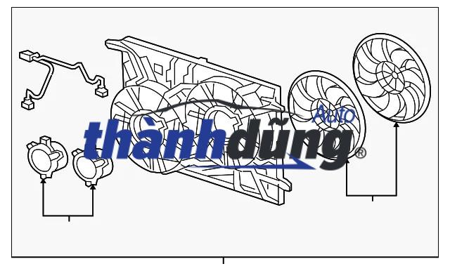 QUẠT KÉT NƯỚC CHEVROLET CAPTIVA 2011 | 96629064 - Ảnh 3