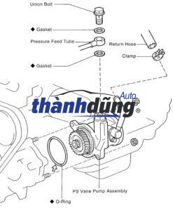 BƠM TRỢ LỰC LÁI HYUNDAI STAREX GRAND 2009 | 571004F200 - Ảnh 4