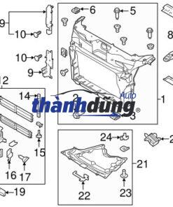 XƯƠNG ĐỠ KÉT NƯỚC HYUNDAI TUCSON 2016 | 64101D3000 - Ảnh 3