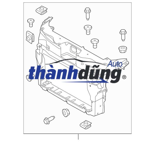 XƯƠNG ĐỠ KÉT NƯỚC HYUNDAI TUCSON 2016 | 64101D3000 - Ảnh 4