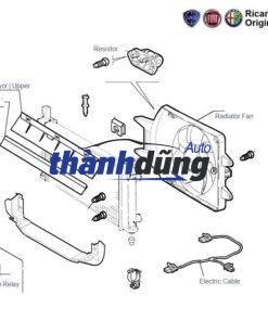 TRỞ QUẠT KÉT NƯỚC XE CHEVROLET AVEO 2009 | 94812213 - Ảnh 4