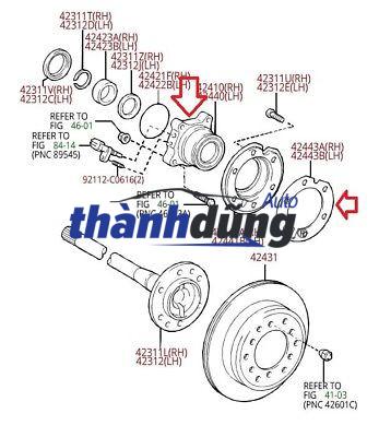 BI MOAY Ơ SAU FORD TRANSIT 2010 | 3C11-1A049-AA - Ảnh 3