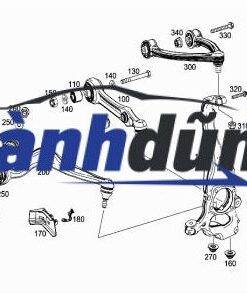 CÀNG A CONG TRƯỚC MERCEDES E550 | A2043303211 - Ảnh 3