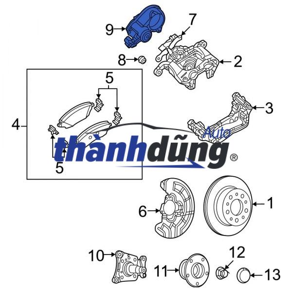 MÔ TƠ PHANH TAY XE MERCEDES GLE350 | 1669065401 - Ảnh 4