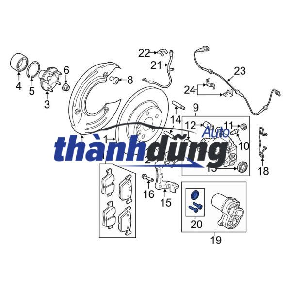 MÔ TƠ PHANH TAY XE MERCEDES GLE350 | 1669065401 - Ảnh 3