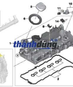 NẮP ĐỔ DẦU MẶT MÁY KIA SORENTO - Ảnh 3