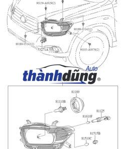 NẸP CÀI ĐÈN PHA HONDA CRV 2017 - Ảnh 4