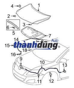 NẮP CAPO KIA FORTE 2016 | 66400A7600 - Ảnh 4