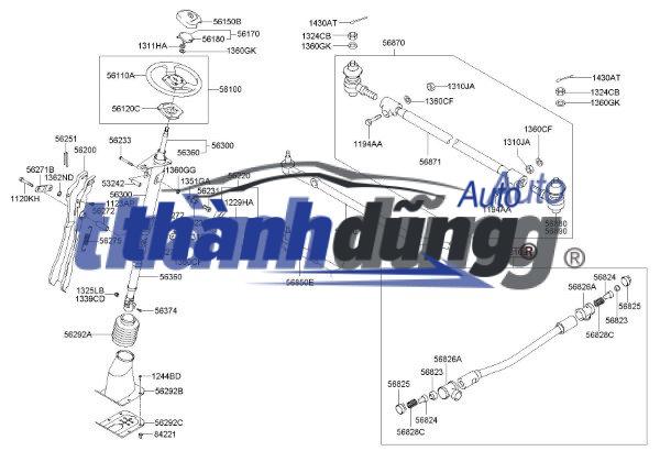BA DỌC XE HINO 500 FL | 45440E0061 - Ảnh 3