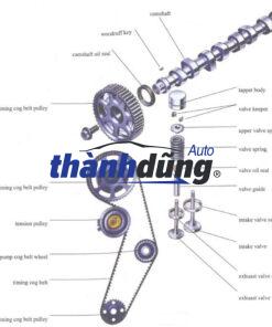 TRỤC CAM HYUNDAI SOLATI D4CB - Ảnh 4