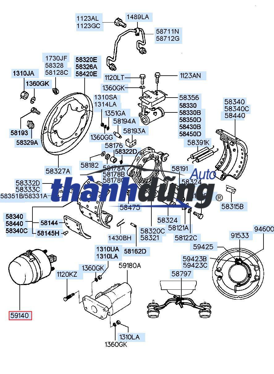 BẦU TRỢ LỰC PHANH FORD RANGER 2015 | EB3C2002AA - Ảnh 3