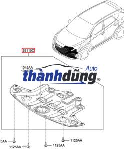 CHẮN BÙN ĐỘNG CƠ HYUNDAI SANTAFE 2.2 2010 | 291102B000 - Ảnh 3