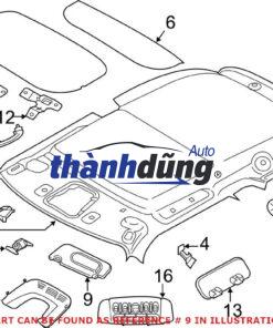 ỐP GƯƠNG CHẮN NẮNG XE PEUGEOT 5008 - Ảnh 3
