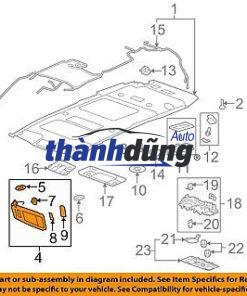 ỐP GƯƠNG CHẮN NẮNG XE PEUGEOT 5008 - Ảnh 4