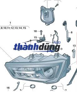 ĐÈN PHA XE BAIC X7 2023 | A010E01329R111 - Ảnh 3