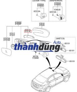 XI NHAN GƯƠNG XE FORD FOCUS 2015 | 8M5113B383BA - Ảnh 3