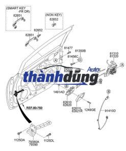 BẢN LỀ CÁNH CỬA TOYOTA HIGHLANDER 2010 | 6872002031 - Ảnh 4