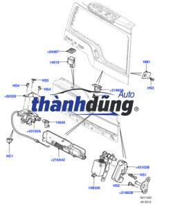 Ổ KHÓA NGẬM CỐP HẬU HYUNDAI STAREX GRAND | 812304H000 - Ảnh 2