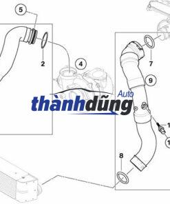 ỐNG GIÓ KHÍ NẠP TURBO ISUZU | 8982455890 - Ảnh 3