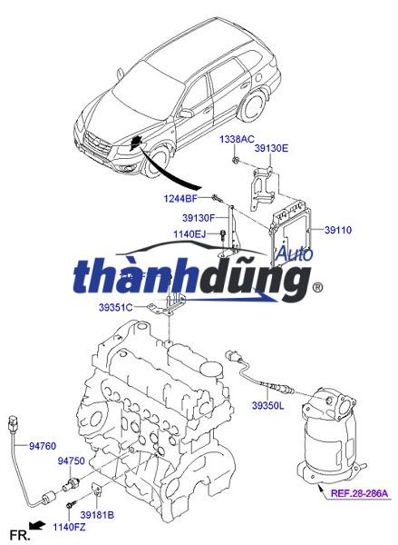 HỘP ĐIỀU KHIỂN BUGI XE SSANGYONG ACTYON 2013 | 8470009000 - Ảnh 4