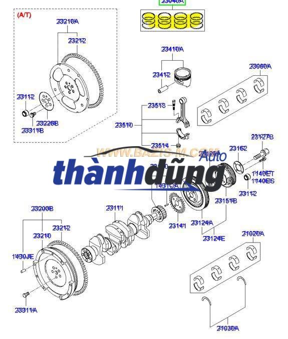 XÉC MĂNG CHEVROLET TRAILBLAZER 2.8 2013-2022 | 12628079 - Ảnh 4