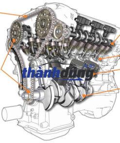 XÍCH HỘP SỐ PHỤ MITSUBISHI TRITON 2001-2008 - Ảnh 3