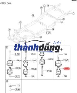 CAO SU CHÂN CABIN XE ISUZU DMAX - Ảnh 3
