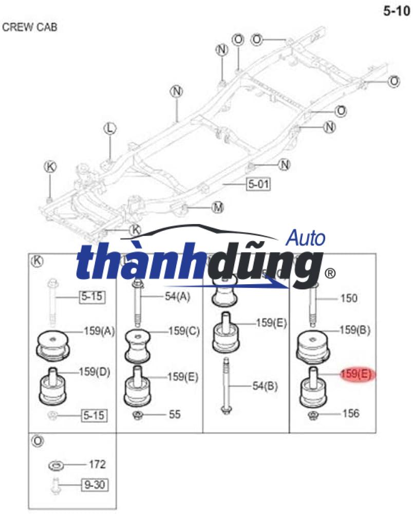 CAO SU CHÂN CABIN XE ISUZU DMAX - Ảnh 3