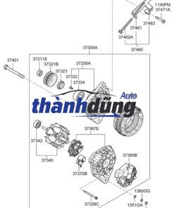 PULY MÁT PHÁT ĐIỆN TOYOTA CAMRY | 274150W021 - Ảnh 3