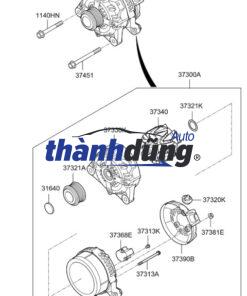 PULY MÁT PHÁT ĐIỆN TOYOTA CAMRY | 274150W021 - Ảnh 4