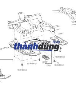 CHẮN BÙN ĐỘNG CƠ XE NISSAN ALMERA 2021 | 758925EK1A - Ảnh 3