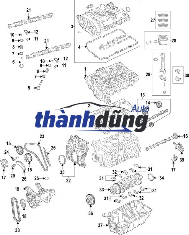 BẠC TRỤC CÂN BẰNG XE TOYOTA ALTIS 2006 | 119112801103 - Ảnh 3