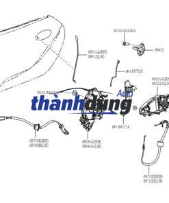TAY MỞ CỬA NGOÀI XE CHEVROLET CAPTIVA 2018 | 95417043 - Ảnh 4