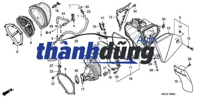 NẮP HỘP LỌC GIÓ DƯỚI CHEVROLET CAPTIVA C100 | 96628886 - Ảnh 4
