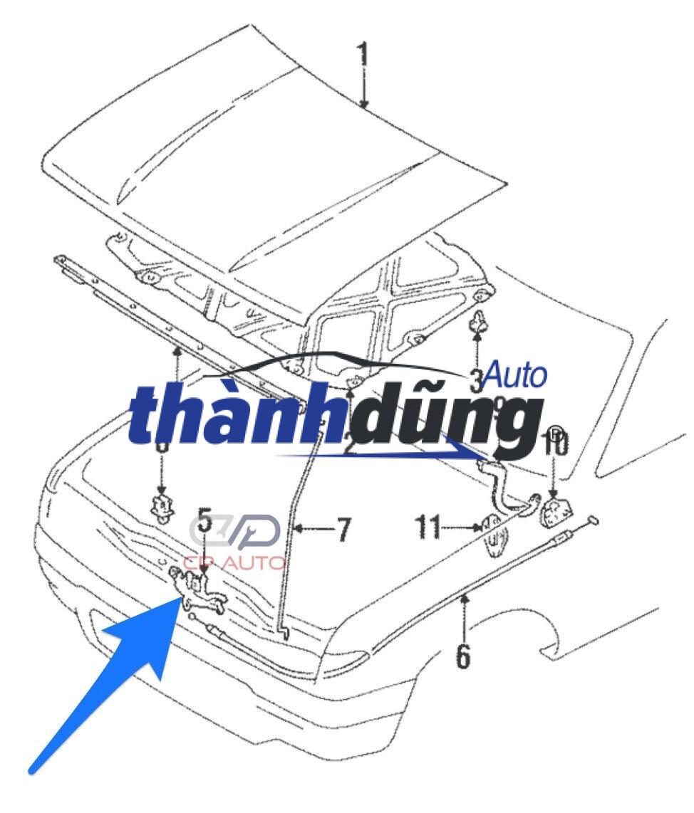 Ổ NGẬM KHÓA CAPO KIA K250 | 811304E010 - Ảnh 3