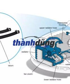 ỐNG NƯỚC SƯỞI XE SUZUKI SWIFT 2014 | 17872-58M00 - Ảnh 4