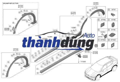 ỐP PHỒNG TAY XE HYUNDAI SANTAFE 2018 - Ảnh 4