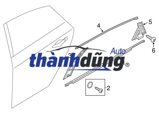 ỐP TRỤ CÁNH CỬA DAEWOO LANOS 2003 - Ảnh 3
