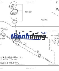 PHỚT THƯỚC LÁI XE HYUNDAI TUCSON 2.0 2008 | 577902EA00 - Ảnh 4