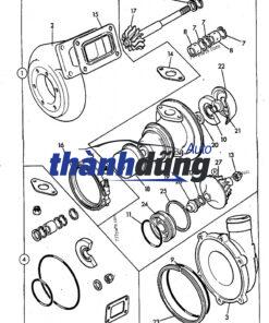 RUỘT TURBO TĂNG ÁP HYUNDAI COUNTY | 2823045500 - Ảnh 3