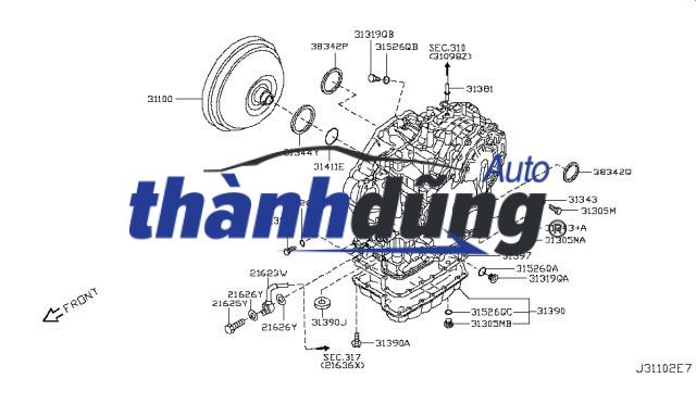 PHỚT LÁP PHỤ NISSAN TIIDA | 383428E001 - Ảnh 5